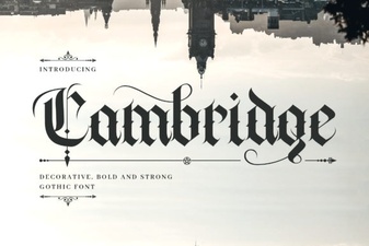 Cambridge Font: Elegant Typography for Creative Projects