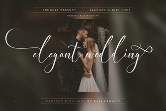 Elegant Wedding Font for Stylish Invitations and Designs