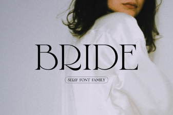Elegant Bride Font for Wedding Design Projects