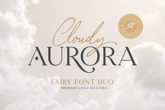 Cloudy Aurora Font: Elegant Typography for Creative Projects