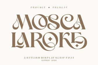 Mosca Laroke Font: Creative Typography for Modern Designs