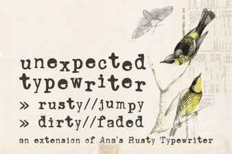 Unexpected Typewriter Font for Creative Design Projects